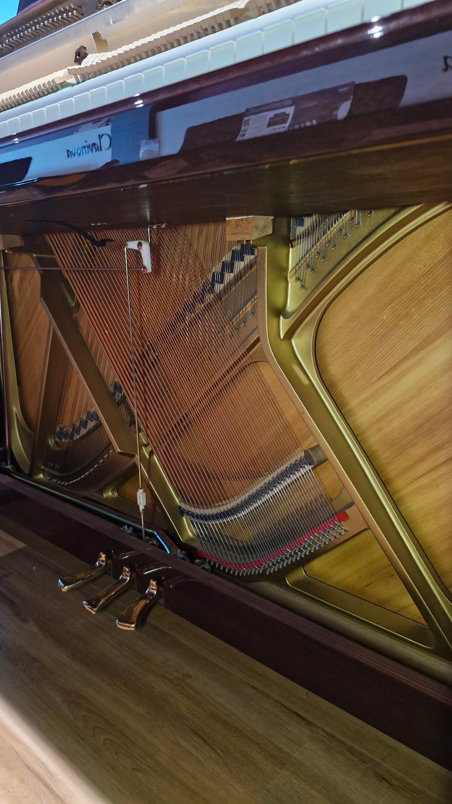 Piano Vertical usado Yamaha JX113CP PM - Imagem 8